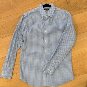 Banana Republic Blue Plaid Button Down Shirt
